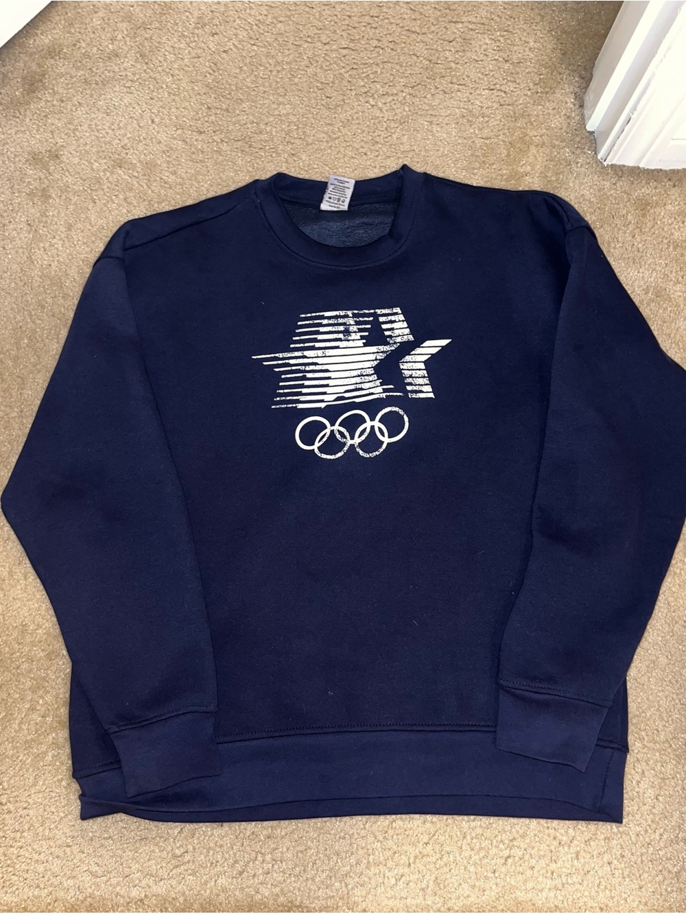Vintage Heritage USA Los Angeles 1984 Olympic Games Navy Crewneck Size L